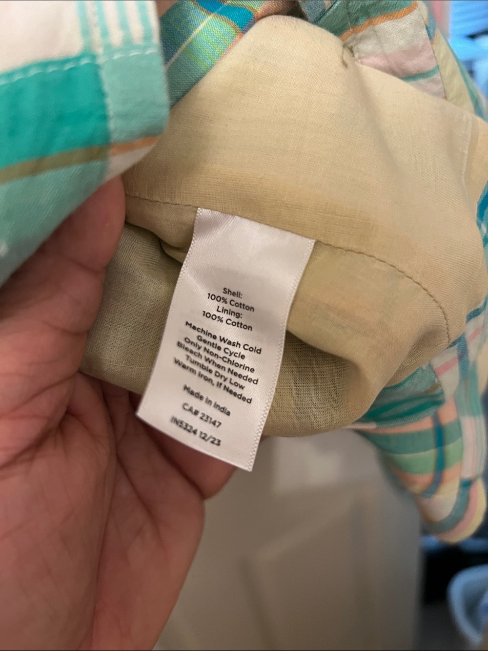 Talbots Madras Jacket Plus Size - Picture 9 of 10